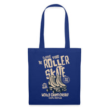 Lade das Bild in den Galerie-Viewer, Vintage Jutebeutel Roller Skate - Royalblau