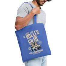 Lade das Bild in den Galerie-Viewer, Vintage Jutebeutel Roller Skate - Hellblau