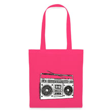 Lade das Bild in den Galerie-Viewer, Vintage Jutebeutel mit Kassetten-Rekorder - Azalea