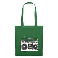 Lade das Bild in den Galerie-Viewer, Vintage Jutebeutel mit Kassetten-Rekorder - Fichte