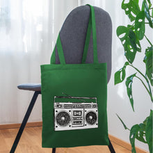 Lade das Bild in den Galerie-Viewer, Vintage Jutebeutel mit Kassetten-Rekorder - Fichte