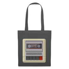 Lade das Bild in den Galerie-Viewer, Vintage Stoffbeutel Kassetten-Rekorder - Graphite