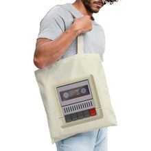 Lade das Bild in den Galerie-Viewer, Vintage Stoffbeutel Kassetten-Rekorder - Natur