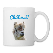 Lade das Bild in den Galerie-Viewer, Alpaka Tasse - Chill mal! - white