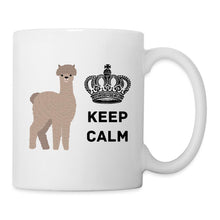 Lade das Bild in den Galerie-Viewer, Alpaka Tasse - KEEP CALM - white