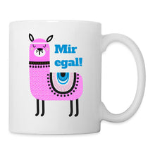 Lade das Bild in den Galerie-Viewer, Alpaka Tasse - Mir egal! - white