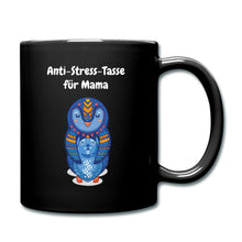 Lade das Bild in den Galerie-Viewer, Anti-Stress-Tasse für Mama mit Pinguinen - Schwarz