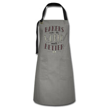 Lade das Bild in den Galerie-Viewer, Backschürze - Anthrazit/Schwarz