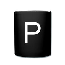 Lade das Bild in den Galerie-Viewer, Design Letters Buchstaben P - Schwarz