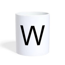 Lade das Bild in den Galerie-Viewer, Design Letters Buchstaben W - Weiß