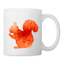 Lade das Bild in den Galerie-Viewer, Eichhörnchen Tasse mit Farbverlauf - white