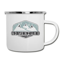 Lade das Bild in den Galerie-Viewer, Emaille-Tasse - Adventure - Weiß