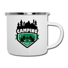 Lade das Bild in den Galerie-Viewer, Emaille-Tasse - Camping Tasse - Weiß