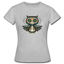 Lade das Bild in den Galerie-Viewer, Frauen T-Shirt Día de los Muertos - Grau meliert