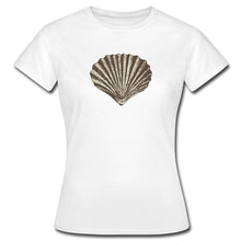 Lade das Bild in den Galerie-Viewer, Frauen T-Shirt - Muschel - Weiß