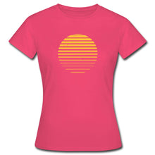 Lade das Bild in den Galerie-Viewer, Frauen T-Shirt - Sonnenuntergang - Azalea