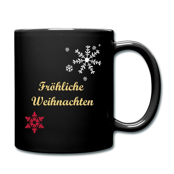 Tasse Fröhliche Weihnachten - Schwarz