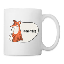Lade das Bild in den Galerie-Viewer, Fuchs Tasse - personalisiert - white