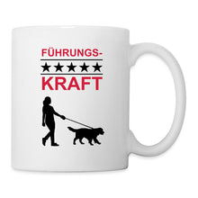 Lade das Bild in den Galerie-Viewer, Hunde Tasse - Führungskraft - white