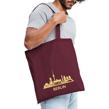 Lade das Bild in den Galerie-Viewer, Jutebeutel Berlin - Burgunderrot