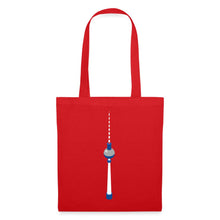 Lade das Bild in den Galerie-Viewer, Jutebeutel Berliner Fernsehturm - Rot
