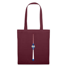 Lade das Bild in den Galerie-Viewer, Jutebeutel Berliner Fernsehturm - Burgunderrot