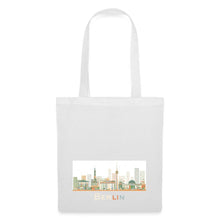 Lade das Bild in den Galerie-Viewer, Jutebeutel mit Berliner Wahrzeichen - Weiß