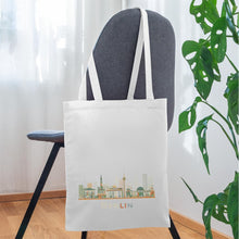 Lade das Bild in den Galerie-Viewer, Jutebeutel mit Berliner Wahrzeichen - Weiß