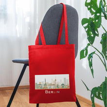Lade das Bild in den Galerie-Viewer, Jutebeutel mit Berliner Wahrzeichen - Rot