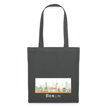 Lade das Bild in den Galerie-Viewer, Jutebeutel mit Berliner Wahrzeichen - Graphite