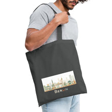 Lade das Bild in den Galerie-Viewer, Jutebeutel mit Berliner Wahrzeichen - Graphite