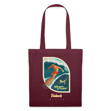 Lade das Bild in den Galerie-Viewer, Jutebeutel München Eisbach - Burgunderrot