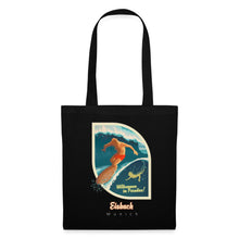Lade das Bild in den Galerie-Viewer, Jutebeutel München Eisbach - Schwarz