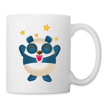 Lade das Bild in den Galerie-Viewer, Kaffee-Tasse mit Kaffee und Sternen - white