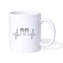 Lade das Bild in den Galerie-Viewer, Katzen Tasse mit Pfoten - Weiß