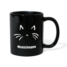 Lade das Bild in den Galerie-Viewer, Katzen Tasse - Schwarz