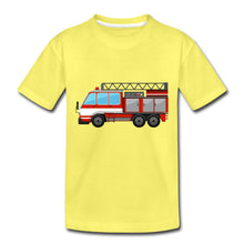 Lade das Bild in den Galerie-Viewer, Kinder T-Shirt - Feuerwehr - Gelb
