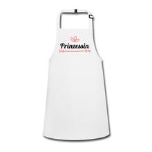 Lade das Bild in den Galerie-Viewer, Kinderschürze für Mädchen - Prinzessin - Weiß