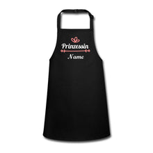 Lade das Bild in den Galerie-Viewer, Kinderschürze für Mädchen - Schwarz