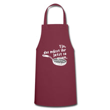 Lade das Bild in den Galerie-Viewer, Kochschürze für Frauen - Bordeaux