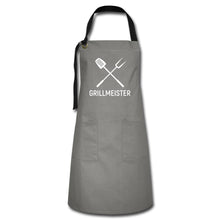 Lade das Bild in den Galerie-Viewer, Kochschürze für Männer - Grillmeister - Anthrazit/Schwarz