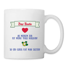 Lade das Bild in den Galerie-Viewer, Kollegin Tasse - Das Beste an meinem Job ist meine tolle Kollegin! - white