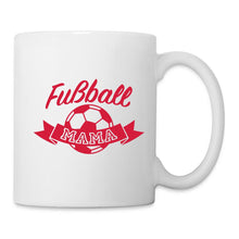 Lade das Bild in den Galerie-Viewer, Mutti Tasse - Fußball Mama - Weiß