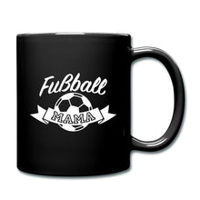 Lade das Bild in den Galerie-Viewer, Mutti Tasse schwarz - Fußball Mama - Schwarz