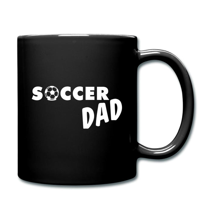Papa Tasse schwarz - Fußball Dad - Schwarz