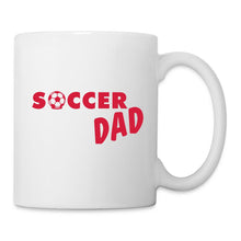 Lade das Bild in den Galerie-Viewer, Papa Tasse weiß - Fußball Dad - Weiß