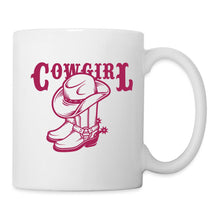 Lade das Bild in den Galerie-Viewer, Pferde Tasse - Cowgirl - white