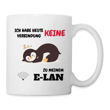 Lade das Bild in den Galerie-Viewer, Pinguin Tasse - Keine Verbindung zu meinem E-lan - white