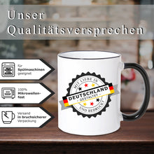 Lade das Bild in den Galerie-Viewer, Tasse rot - Viel Meinung für so wenig Ahnung