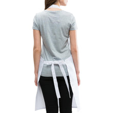 Lade das Bild in den Galerie-Viewer, Kochschürze für Damen mit Blumen und Herz - Weiß